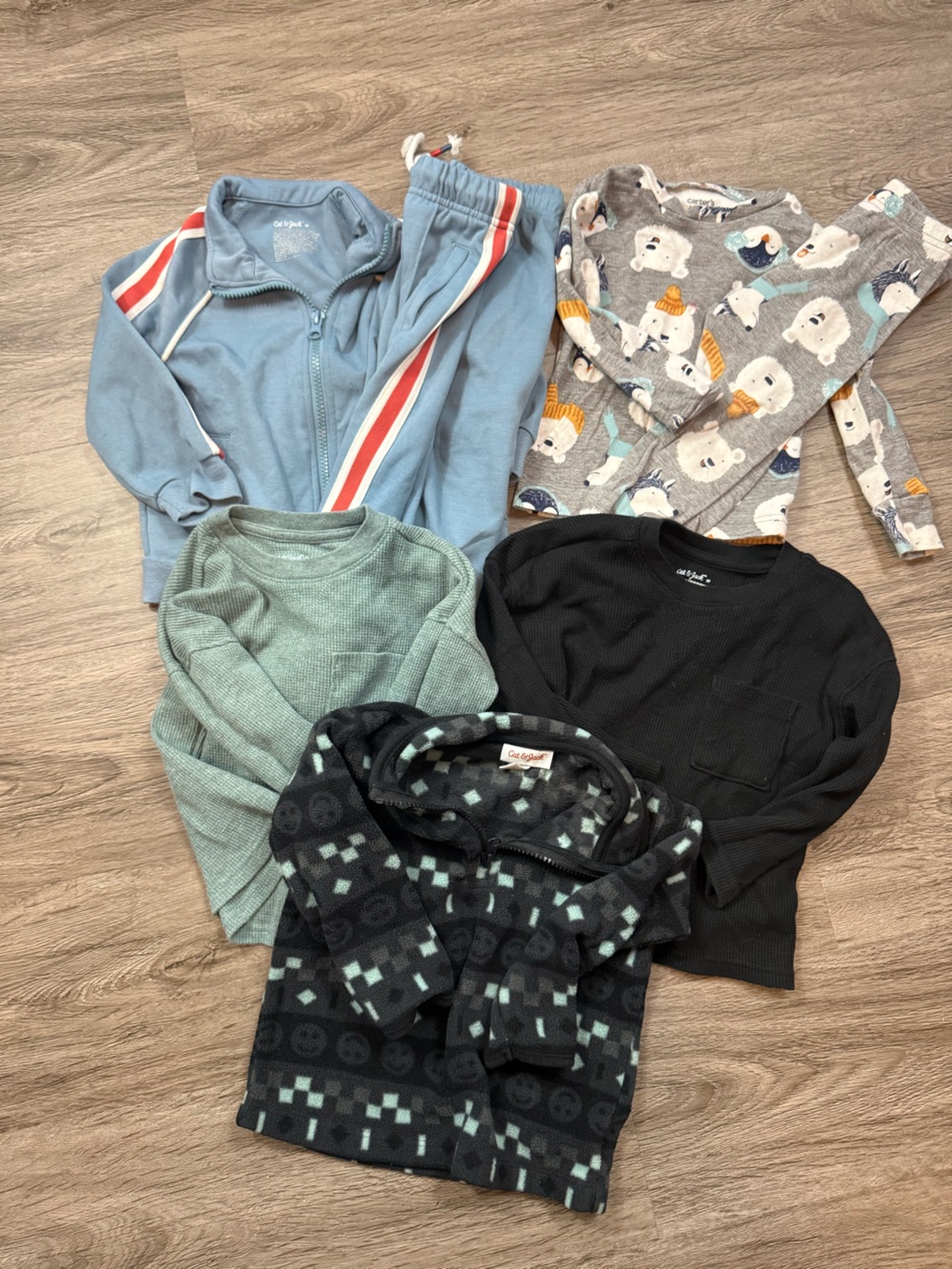 Carter's Black Thermal Long-Sleeve Shirt for Kids